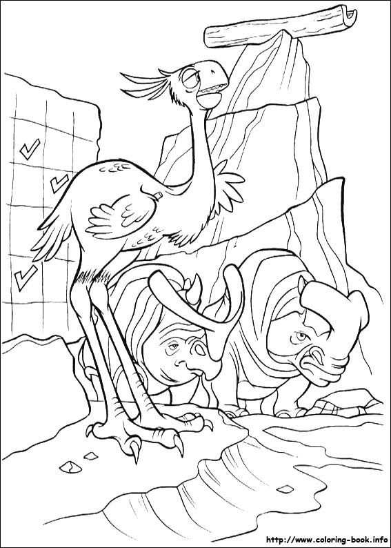 Ice Age coloring picture